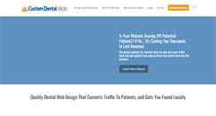 Desktop Screenshot of customdentalweb.com